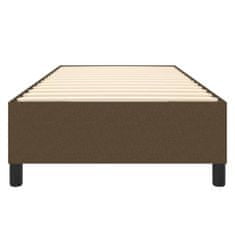 Vidaxl Rám na boxspring posteľ tmavohnedý 140x190 cm látka