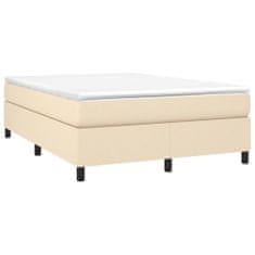 Vidaxl Rám na boxspring krémový látka 140x190 cm