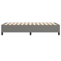 Vidaxl Rám na boxspring posteľ tmavosivý látka 100x200 cm