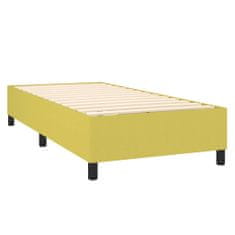 Vidaxl Rám na boxspring posteľ zelený 90x190 cm látka