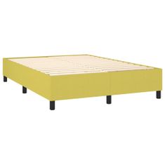 Vidaxl Rám na boxspring posteľ čierny zelený 140x190 cm