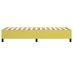 Vidaxl Rám na boxspring posteľ zelený 90x190 cm látka