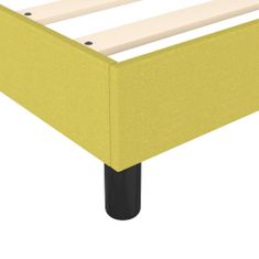 Vidaxl Rám na boxspring posteľ čierny zelený 140x190 cm