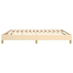 Vidaxl Rám na boxspring posteľ krémový 180x200 cm látka