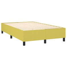 Vidaxl Rám na boxspring posteľ zelený 120x200 cm látka