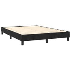 Vidaxl Rám na boxspring posteľ čierny 120x200 cm zamat