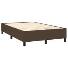 Petromila vidaXL Boxspring posteľ s matracom tmavohnedá 120x200 cm látka