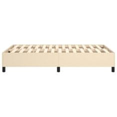 Vidaxl Rám na boxspring posteľ krémový 120x200 cm látka