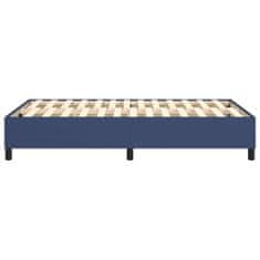 Vidaxl Rám na boxspring posteľ modrý 120x200 cm látka