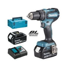 Makita DHP485RFJ aku bezuhlíková príklepová vŕtačka Li-ion 18V/3,0 Ah v systaineri