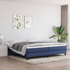 Vidaxl Rám na boxspring posteľ modrý 200x200 cm látka