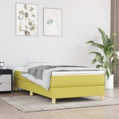 Vidaxl Posteľný rám na boxspring zelený 80x200 cm látka