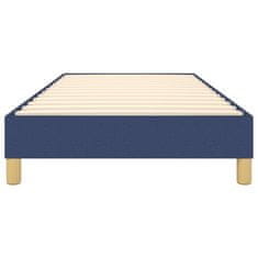 Vidaxl Posteľný rám na boxspring modrý 80x200 cm látka