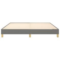 Vidaxl Rám na boxspring posteľ tmavosivý 180x200 cm látka