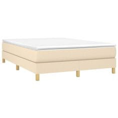 Vidaxl Rám na boxspring krémový látka 140x190 cm