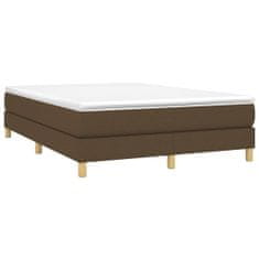 Vidaxl Rám na boxspring posteľ tmavohnedý látka 140x190 cm