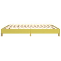 Vidaxl Rám na boxspring posteľ zelený 180x200 cm látka