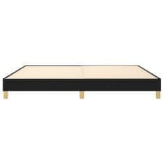 Vidaxl Rám na boxspring posteľ čierny látka 200x200 cm