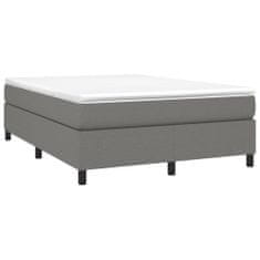 Vidaxl Rám na boxspring posteľ tmavosivý látka 100x200 cm