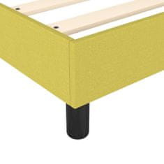 Vidaxl Rám na boxspring posteľ zelený 180x200 cm látka