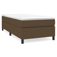 Vidaxl Rám na boxspring posteľ tmavohnedý 140x190 cm látka