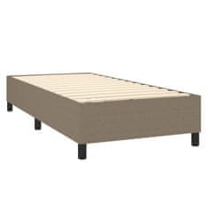 Vidaxl Rám na boxspring posteľ sivohnedý 90x190 cm látka