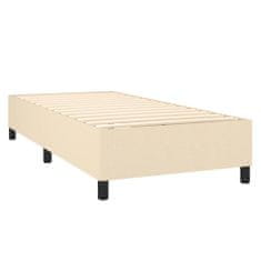 Petromila vidaXL Boxspring posteľ s matracom krémová 100x200 cm látka