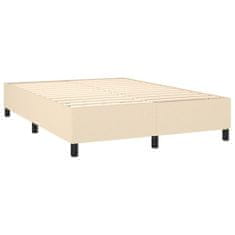 Petromila vidaXL Boxspring posteľ s matracom krémový 140x190 cm látka