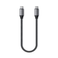 Satechi Kábel USB-C - USB-C 25 cm, tmavosivý 