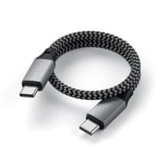 Satechi Kábel USB-C - USB-C 25 cm, tmavosivý 