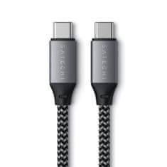 Satechi Kábel USB-C - USB-C 25 cm, tmavosivý 