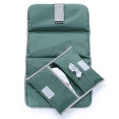 KipKep Prebaľovací set NAPPER COMBI-SET Calming Green (bavlna)