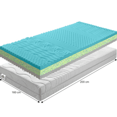 KONDELA Matrac, penový, 160x200, BE KATARÍNA 10 NEW