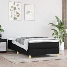 Vidaxl Rám na boxspring posteľ čierny 90x190 cm látka