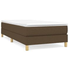 Vidaxl Rám na boxspring posteľ tmavohnedý látka 140x190 cm