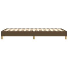 Vidaxl Rám na boxspring posteľ tmavohnedý 80x200 cm látka