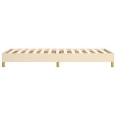 Vidaxl Rám na boxspring krémový látka 90x200 cm