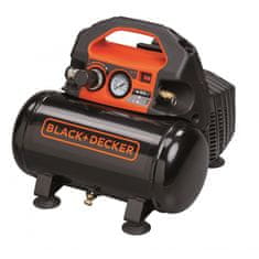 Black+Decker Bezolejový kompresor 6 l 8 bar