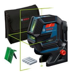 Bosch Krížový laser gcl 2-50 g zelená+bt 150+rm 10