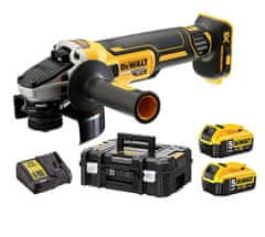 DeWalt Akumulátorová uhlová brúska 125 mm xr 2*5,0ah