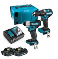 Makita Kombinovaná súprava li-lon 18v lxt dhp487+dtd157 2*2.0ah