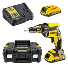 DeWalt Akumulátorový skrutkovač na sadrokartón xr 18v 2*2,0ah