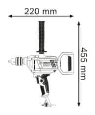 Bosch Vŕtačka gbm 1600 re 850w