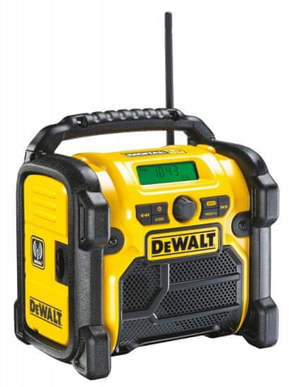 DeWalt Stavebné rádio xr li-ion dab/fm 18v 0*ah