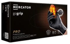 Nitrilové rukavice mercator go grip black veľkosť l