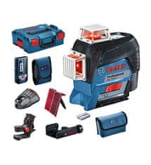 Bosch Líniový laser gll 3-80 c + lr7 lboxx