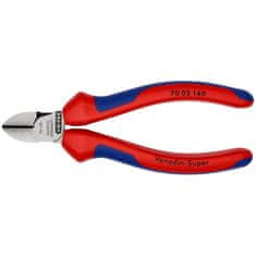 Knipex 140 mm bočné frézy s povrchovou úpravou