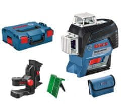 Bosch Líniový laser gll 3-80 cg+bm1 l-boxx zelený lúč sólo