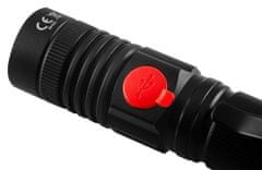 NEO Nabíjateľná USB baterka 800 lm 2 v 1 cree t6 led