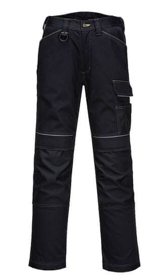 Portwest Ochranné nohavice do pása, čierne, bojové nohavice pw304bkr,r.36-eu52